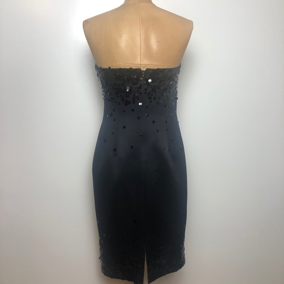 [4] Calvin Klein Black Sequined Formal Sheath Dress - LIKE NEW - Picture 4 of 6